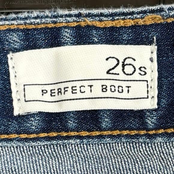Gap 1969 Perfect Boot Cut Women’s Size 26S Cotton Poly Blend Medium Wash Jeans - Picture 5 of 12